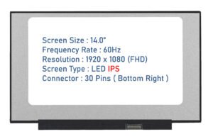 HP PAVILION 14 BF007UR 1920×1080 Laptop Screen