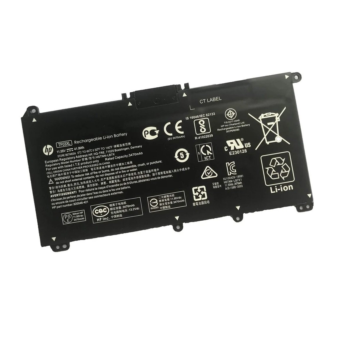 HP TF03XL HT03XL battery for Pavilion X360 14-CD, Pavilion 14-BF, 14-BK, 15-DA,15-CC, 15-CD, 15-CK MPN: TF03XL/HT03XL