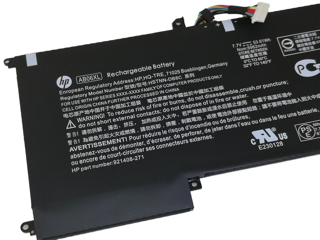HP original Laptop Battery for HP AB06XL (53.61Wh, 6 cells)