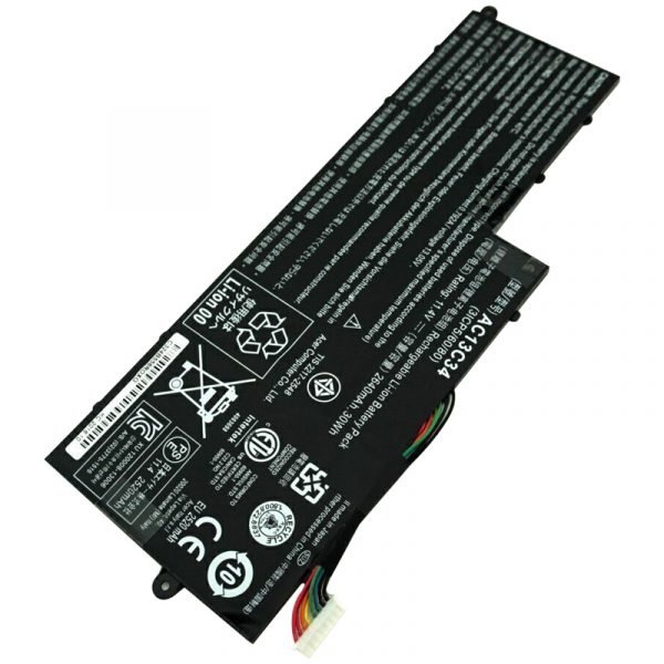 Acer AC13C34, 31CP5/60/80, 3UF426080-1-T1000 Battery For Aspire ES1-111-C827, V5-122P, ES1 3 Acer AC13C34, 31CP5/60/80, 3UF426080-1-T1000 Battery For Aspire ES1-111-C827, V5-122P, ES1