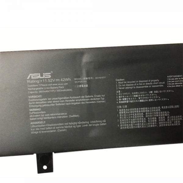 Original Asus B31N1631 Asus Vivo Book 15 X505BA-EJ121T, Vivo Book S505ZA-BR817T Laptop Battery 3 Original Asus B31N1631 Asus Vivo Book 15 X505BA-EJ121T, Vivo Book S505ZA-BR817T Laptop Battery