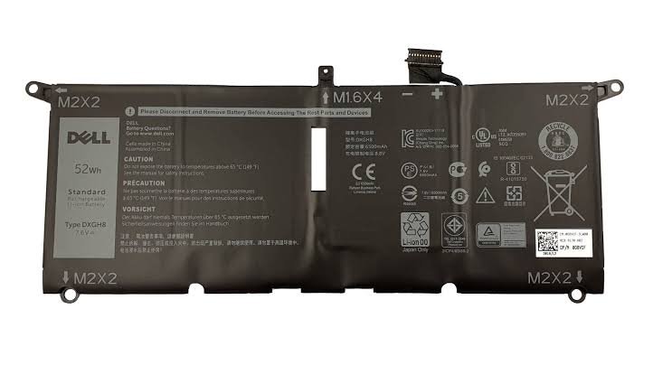 DXGH8 Dell OEM XPS 13 (9370 9380) Latitude 3301 4-Cell 52Wh Battery 7 DXGH8 Dell OEM XPS 13 (9370 9380) Latitude 3301 4-Cell 52Wh Battery