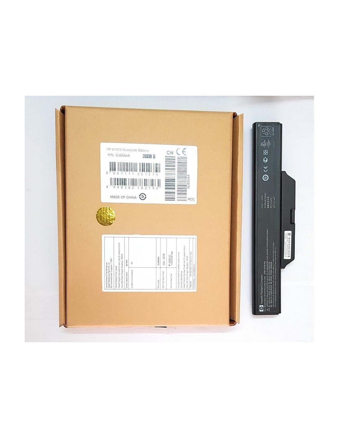 6 Cell Laptop Battery for HP COMPAQ 610 MPN: DD06