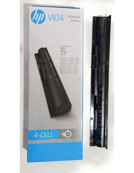 HP VI04 4-cell 48WHr Li-ion Notebook/Laptop BatteryMPN: VI04 7 HP VI04 4-cell 48WHr Li-ion Notebook/Laptop BatteryMPN: VI04