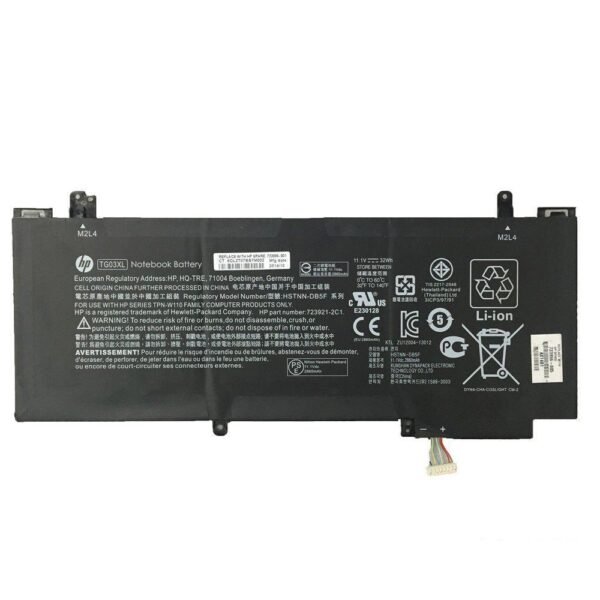 HP original HP TG03XL 723996-001 NSTNN-DB5F Compatible with Notebook HP Split X2 13-g 13.3 11.1V 32Wh Laptop Battery 3 HP original HP TG03XL 723996-001 NSTNN-DB5F Compatible with Notebook HP Split X2 13-g 13.3 11.1V 32Wh Laptop Battery