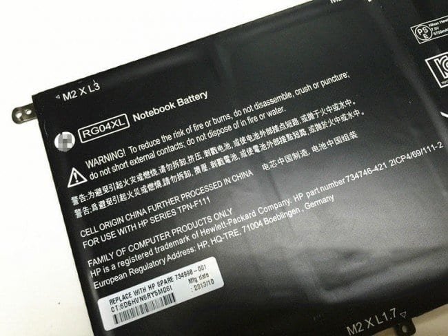 HP RG04XL battery for Spectre 13-3000 Ultrabook Spectre 13T-3000 series 5 HP RG04XL battery for Spectre 13-3000 Ultrabook Spectre 13T-3000 series